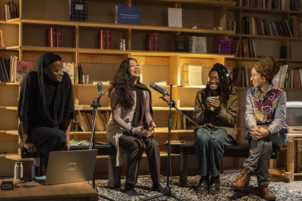 Romi Morrison, Kelly Krugman, Jumoke Adeyanju, and Layla Zami