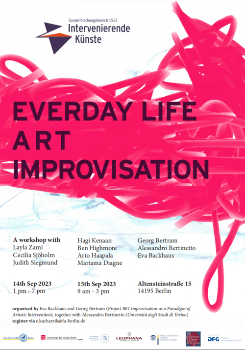 Poster: Everyday Life Art Improvisation