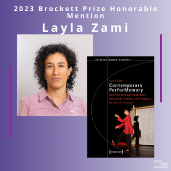 Brockett Prize Honorable Mention 2023 Dr. Layla Zami