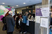 Reception of the guests in the Academy of Arts on Hanseatenweg